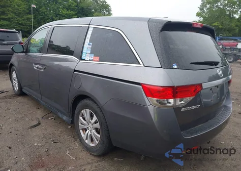 2014 Honda Odyssey Ex-L из США, поврежденный, VIN 5FNRL5H62EB040271